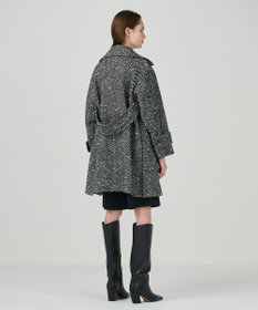 GRACE CONTINENTAL ヘリンボーンネップコート