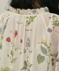 GRACE CONTINENTAL ボタニカルプリントチュニックトップ