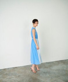 GRACE CONTINENTAL ストライププリントワンピース