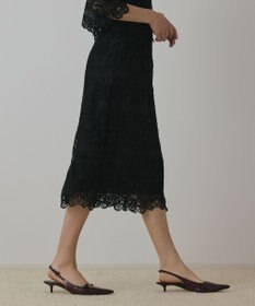 GRACE CONTINENTAL レ－スタイトスカート