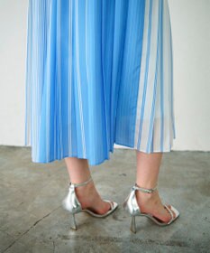 GRACE CONTINENTAL ストライププリントワンピース