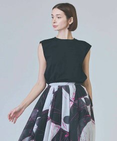 GRACE CONTINENTAL バックロゴ刺繍ノースリーブ