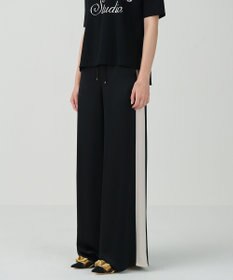 GRACE CONTINENTAL サテンラインイージーパンツ