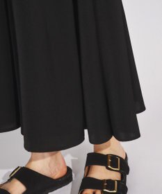 GRACE CONTINENTAL サテンフレアキャミワンピース