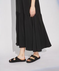 GRACE CONTINENTAL サテンフレアキャミワンピース