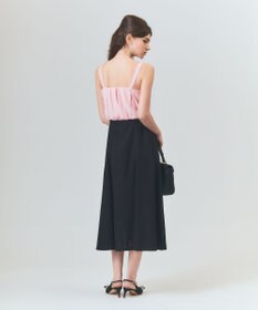 GRACE CONTINENTAL リネンライクバイカラーワンピース