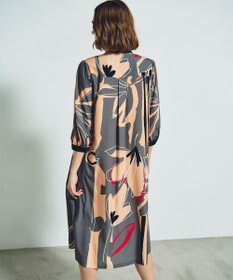 GRACE CONTINENTAL キカラインフラワーワンピース