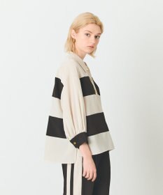 GRACE CONTINENTAL バイカラーポロトップ