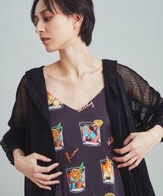 GRACE CONTINENTAL メッシュニットフーディー