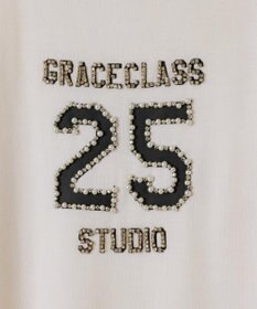 GRACE CONTINENTAL ナンバーモチーフニットワンピース