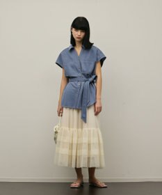 GRACE CONTINENTAL チュールティアードスカート