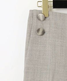 GRACE CONTINENTAL ウールストレッチセミワイドパンツ