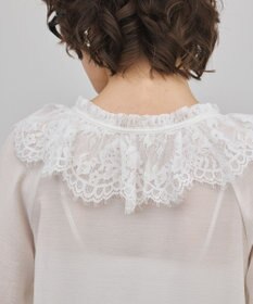 GRACE CONTINENTAL レースカラーチュニックブラウス