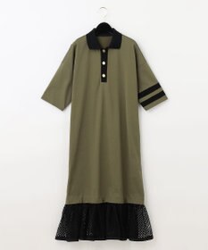メッシュコンビラガーワンピース / GRACE CONTINENTAL | GRACE