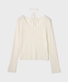 GRACE CONTINENTAL バイカラーリブニットトップ