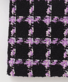 GRACE CONTINENTAL フェザーチェックツイードコート