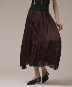 GRACE CONTINENTAL ワッシャープリーツスカート