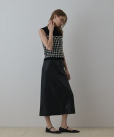 GRACE CONTINENTAL ツイードベアニットトップ