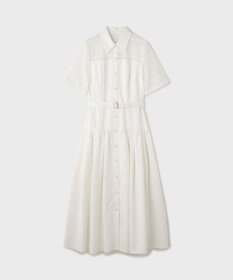 GRACE CONTINENTAL レースドッキングフレアワンピース