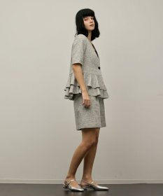 GRACE CONTINENTAL ツイードタックショートパンツ