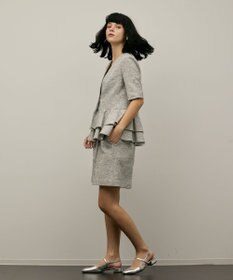 GRACE CONTINENTAL ツイードタックショートパンツ