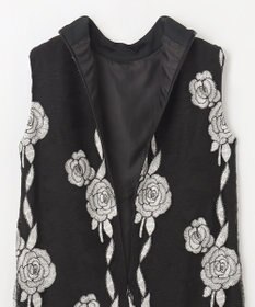 GRACE CONTINENTAL ハイネック刺繍ワンピース