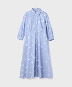 GRACE CONTINENTAL ヒールプリントシャツドレス