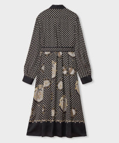 GRACE CONTINENTAL プリントミリタリードレス