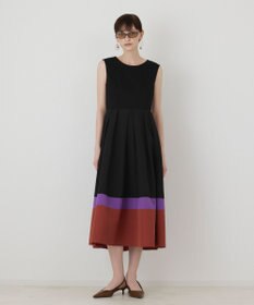 GRACE CONTINENTAL カットソーコンビワンピース ブラック