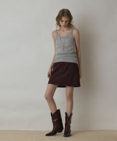 GRACE CONTINENTAL パッチワークミニスカート