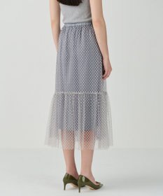 GRACE CONTINENTAL フロッキーチュールスカート