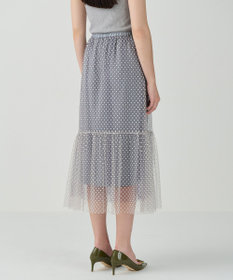 GRACE CONTINENTAL フロッキーチュールスカート