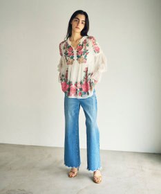 新品タグ付き⭐️グレースコンチネンタル 刺繍ギャザートップ チュニック Sネイビー trim_ofgrc_item0e6d89eaaf8911e