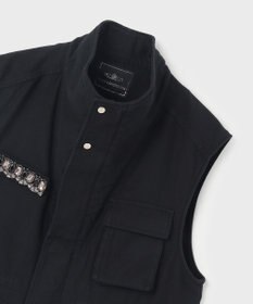 GRACE CONTINENTAL ビジューアーミーベスト