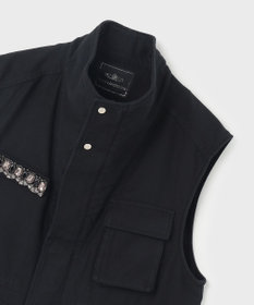 GRACE CONTINENTAL ビジューアーミーベスト