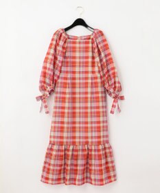 【GRACE CONTINENTAL】試着のみチェックオーガンワンピース レッド チェックオーガンワンピース / GRACE CONTINENTAL | GRACE