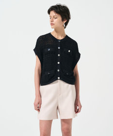 GRACE CONTINENTAL ショートニットベスト