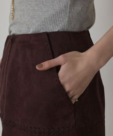 GRACE CONTINENTAL パッチワークミニスカート