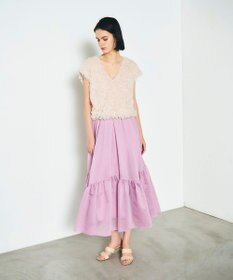 GRACE CONTINENTAL ティアードボリュームスカート