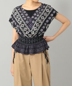 セール】 シャーリングショートトップ （トップス）｜GRACE