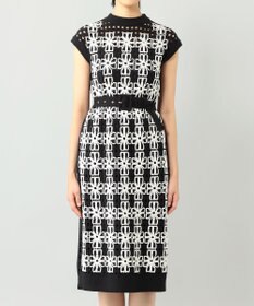 フラワーメッシュニットワンピース Grace Continental Grace Continental グレースコンチネンタル 通販