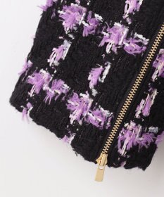 GRACE CONTINENTAL フェザーチェックツイードコート