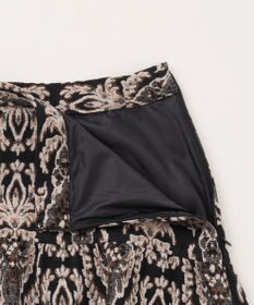 GRACE CONTINENTAL オーナメントジャガードスカート