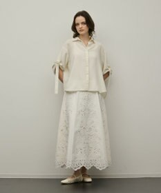 GRACE CONTINENTAL ロールアップスリーブトップス