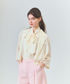 GRACE CONTINENTAL リネンライクシアージャケット