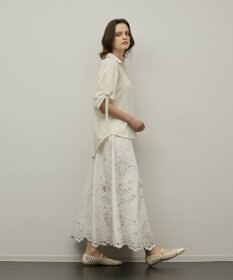 GRACE CONTINENTAL ロールアップスリーブトップス