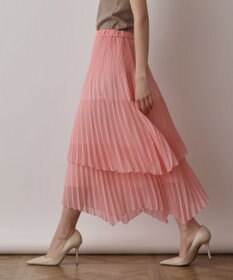 GRACE CONTINENTAL イレギュラープリーツスカート