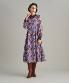 GRACE CONTINENTAL レース刺繍タックワンピース