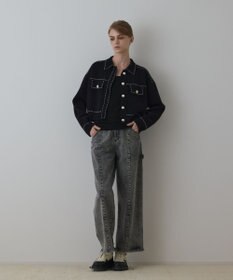 GRACE CONTINENTAL カーブデニムパンツ