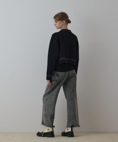 GRACE CONTINENTAL カーブデニムパンツ